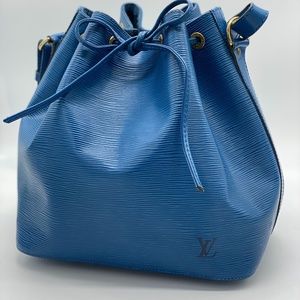 Louis Vuitton Epi Noe Bag in Blue